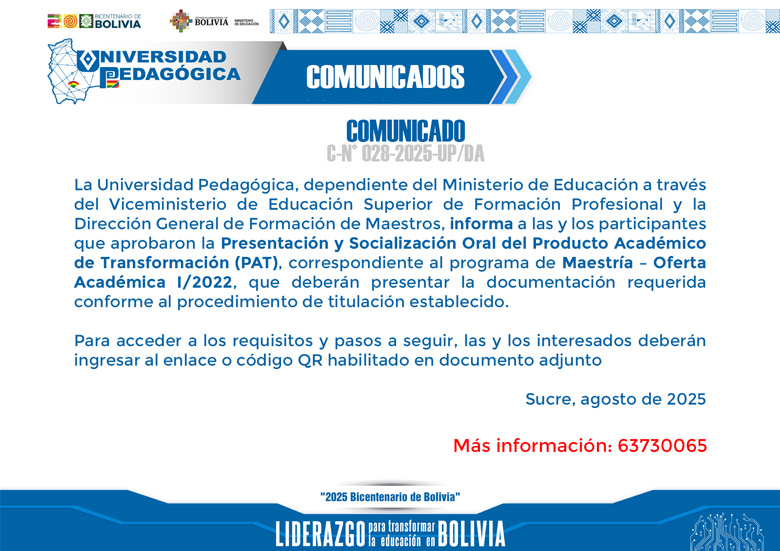 COMUNICADO