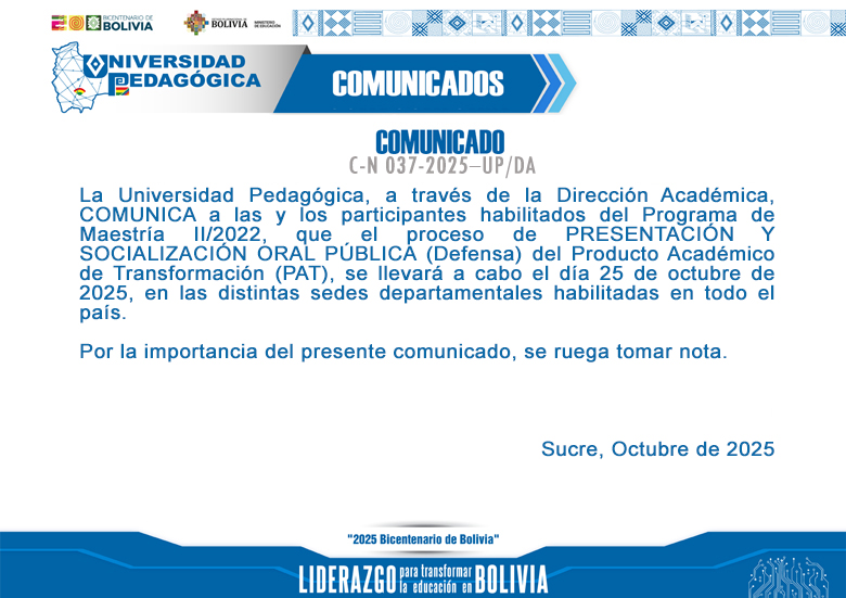 COMUNICADO
